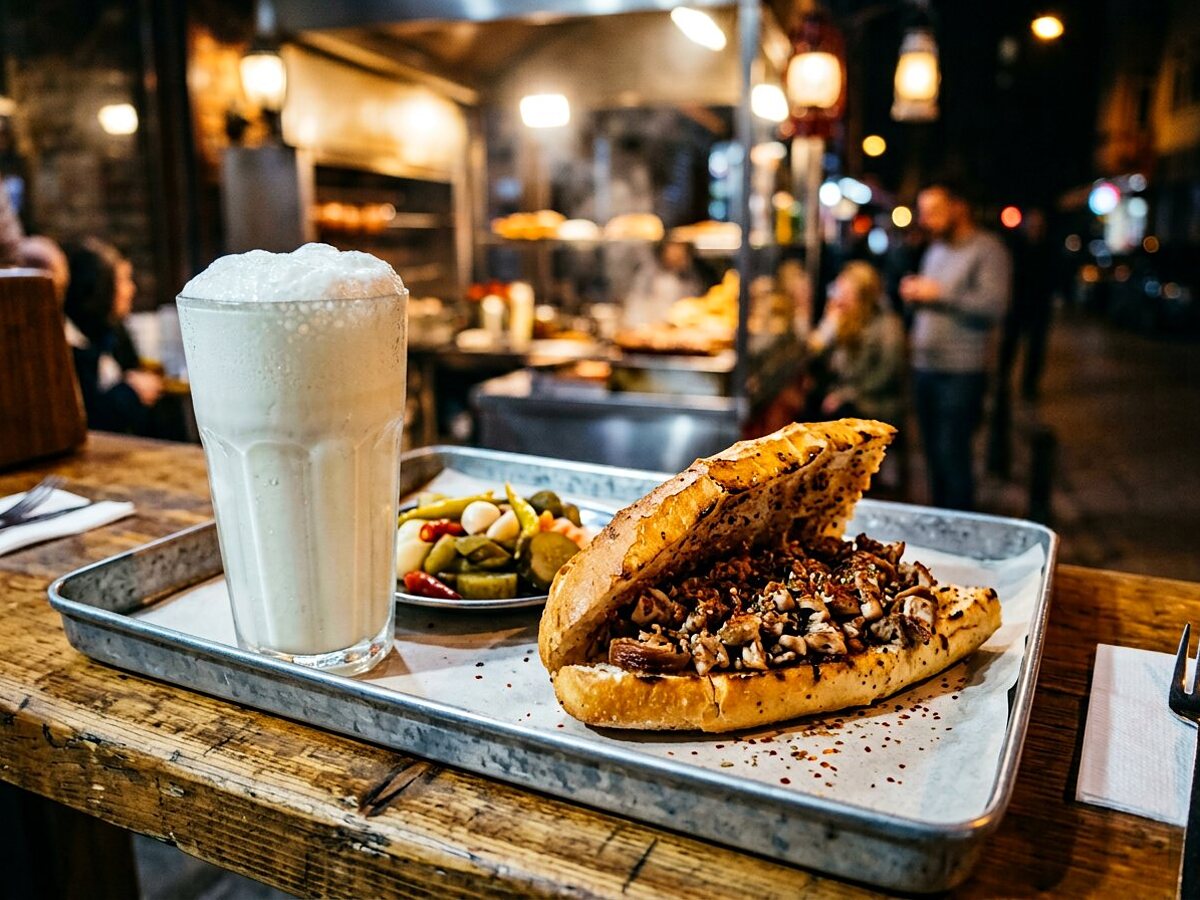 Kokoreç ayran menüsü — Uludağ Süt Kokoreç